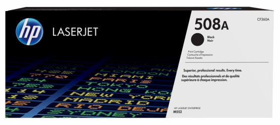 HP 508A Black Original Toner Cartridge (CF360A) 