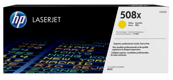 HP 508X Yellow Original Toner Cartridge - High Capacity (CF362X) 