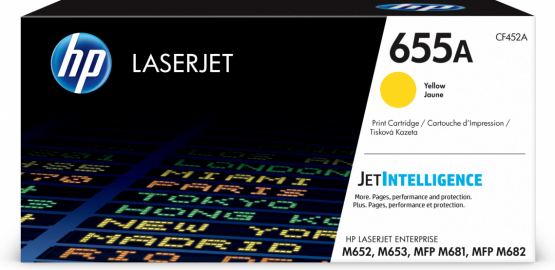 HP 655A Yellow Original Toner Cartridge (CF452A) 