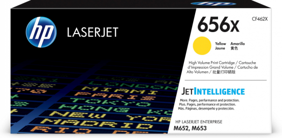 HP 656X Yellow Original Toner Cartridge - High Capacity (CF462X) 