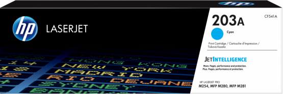 HP 203A Cyan Original Toner Cartridge (CF541A) 