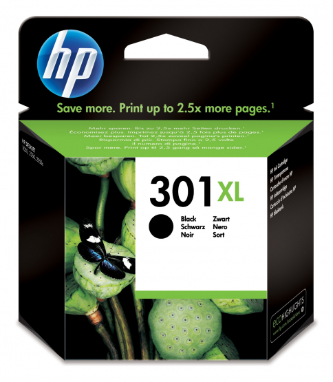 HP 301XL Black Original Ink Cartridge - High Capacity (CH563EE) 