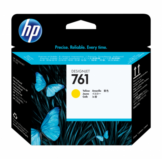 HP 761 Yellow Original DesignJet Printhead (CH645A) 