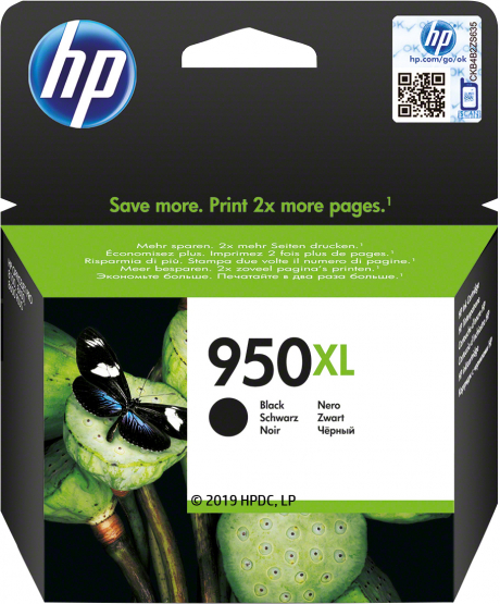 HP 950XL Black Original Ink Cartridge - High Capacity (CN045AE) 