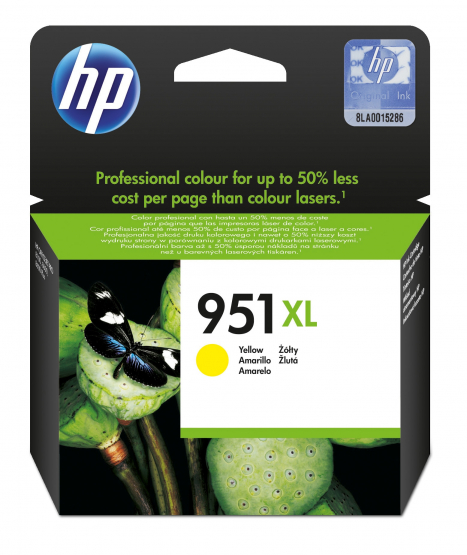 HP 951XL High Yield Yellow Ink Cartridge (CN048AE) 