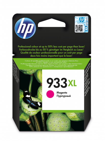 HP 933XL High Yield Magenta Ink Cartridge(CN055AE) 