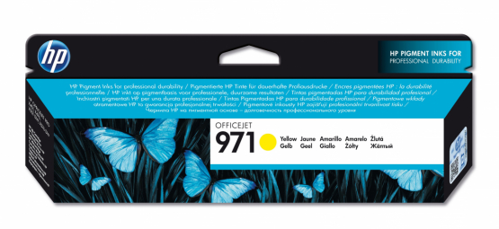 HP 971 Yellow Original Ink Cartridge (CN624AE) 