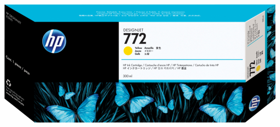 HP 772 Yellow Original DesignJet Ink Cartridge (CN630A) 