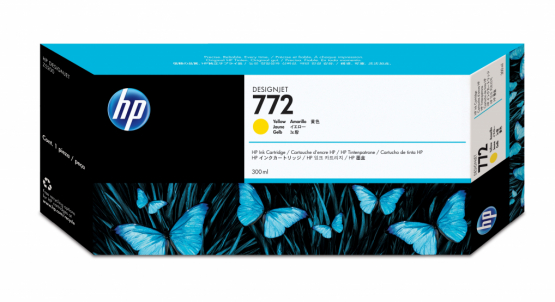 HP 772 Yellow Original DesignJet Ink Cartridge (CN630A) 