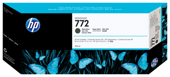 HP 772 Matte Black Original DesignJet Ink Cartridge (CN635A) 