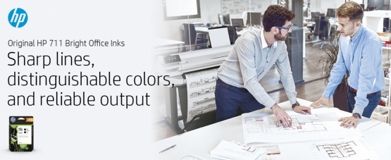HP 711 Cyan Original DesignJet Ink Cartridge (CZ130A) 