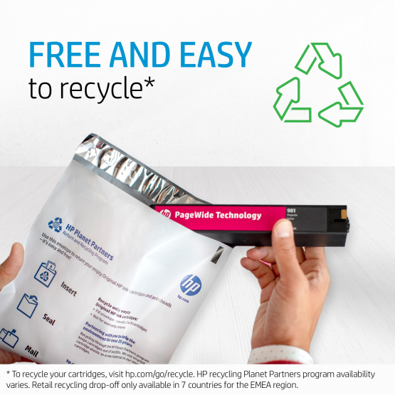 HP 913A Cyan PageWide Cartridge(F6T77AE) 
