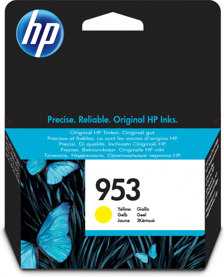 HP 953 Yellow Ink Cartridge (F6U14AE) 