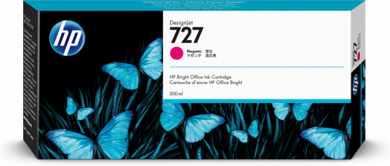 HP 727 Magenta Original DesignJet Ink Cartridge - Extra High Capacity (F9J77A) 