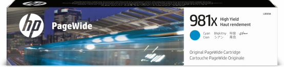 HP 981X Original Cyan Ink Cartridge - High Capacity (L0R09A) 