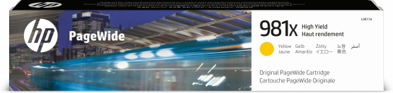 HP 981X Original Yellow Ink Cartridge - High Capacity (L0R11A) 