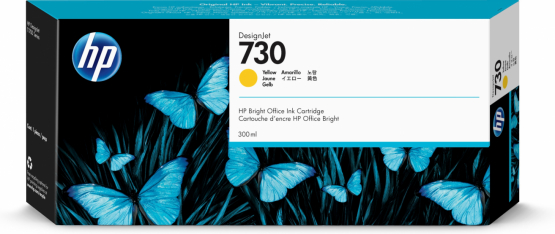 HP 730 Yellow Original DesignJet Ink Cartridge - Extra High Capacity(P2V70A) 