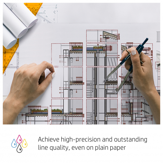 HP 730 Photo Black Original DesignJet Ink Cartridge - Extra High Capacity (P2V73A) 