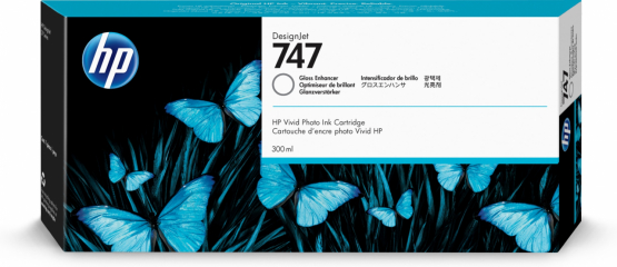HP 747 Gloss Enhancer Original DesignJet Ink Cartridge (P2V87A) 