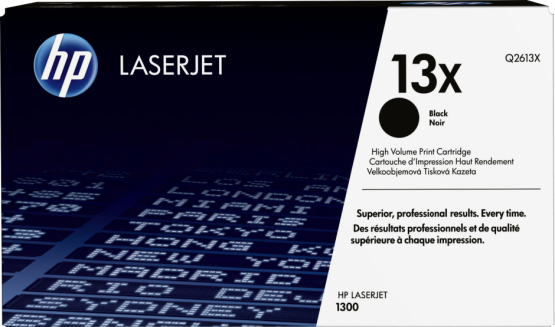 HP 13X Black Original Toner Cartridge - High Capacity (Q2613X) 