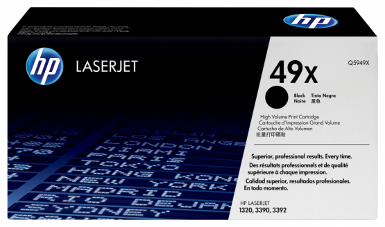 HP 49X Black Original Toner Cartridge - High Capacity (Q5949X) 