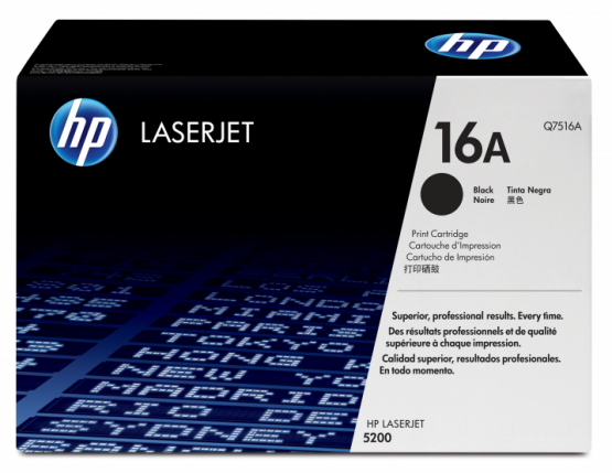 HP 16A Black Original Toner Cartridge (Q7516A) 