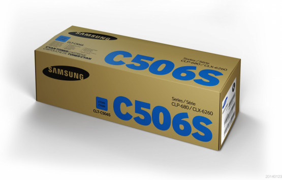 Samsung CLT-C506S Cyan Toner Cartridge (SU047A) 