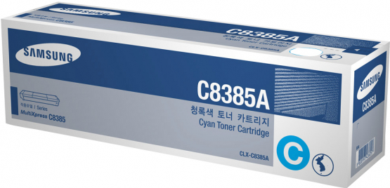 Samsung CLX-C8385A Cyan Toner Cartridge (SU579A) 