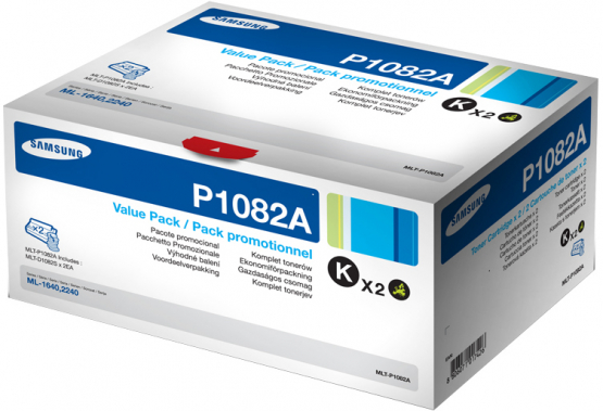 Samsung MLT-P1082A Black Toner Cartridge - 2 Pack(SV118A) 