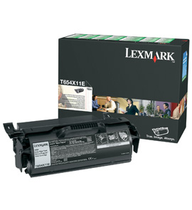 Lexmark T654 Black Original Return Program Toner Cartridge- Extra High Capacity(0T654X11E) 