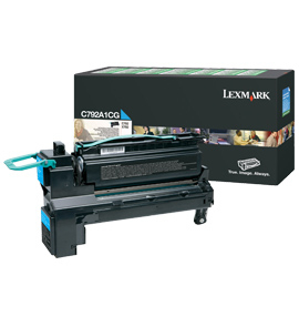 Lexmark C792A1CG Cyan Original Toner Cartridge (C792A1CG) 