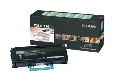 Lexmark X264H11G Black Original Toner Cartridge (X264H11G) 
