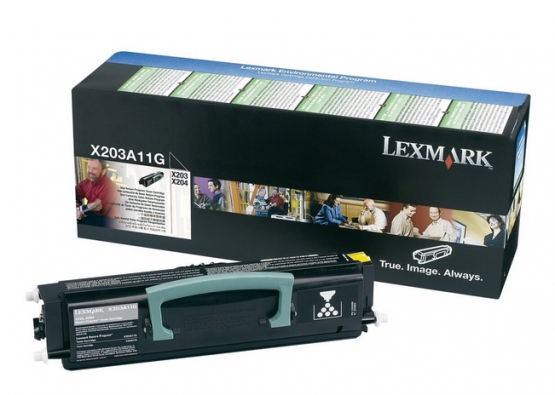 Lexmark X203A11G Black Original Toner Cartridge (X203A11G) 
