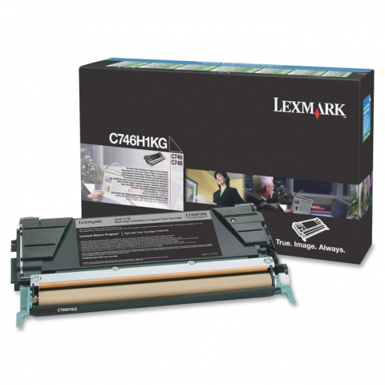 Lexmark C746H1KG Black Original Toner Cartridge (C746H1KG) 