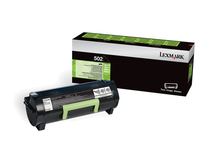 Lexmark 502 Black Original Toner Cartridge (50F2000) 