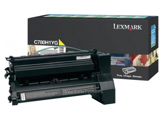 Lexmark C780H1YG Yellow Original Toner Cartridge (C780H1YG) 