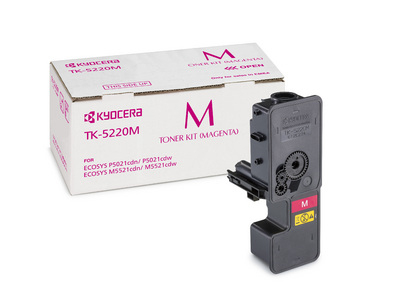 Kyocera TK-5220M Magenta Original Toner Cartridge (TK-5220M) 