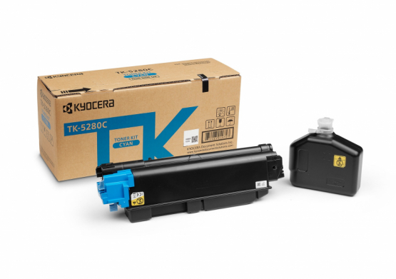 Kyocera TK-5280C Cyan Original Toner Cartridge (1T02TWCNL0) 