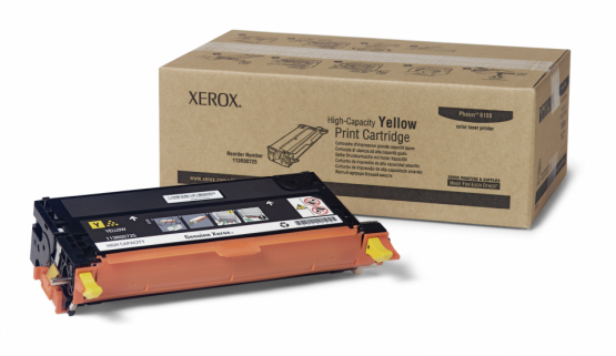 Xerox Phaser 6180 / 6180MFP Yellow Toner Cartridge (113R00725) 