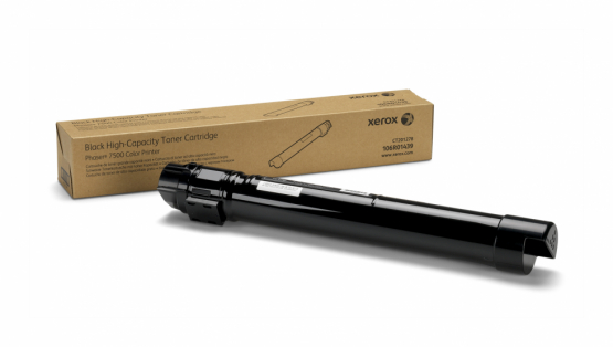 Xerox Phaser 7500 Black Toner Cartridge- High Capacity (106R01439) 