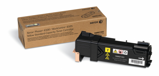 Xerox Phaser 6500 / WorkCentre 6505 Yellow Toner Cartridge (106R01593) 