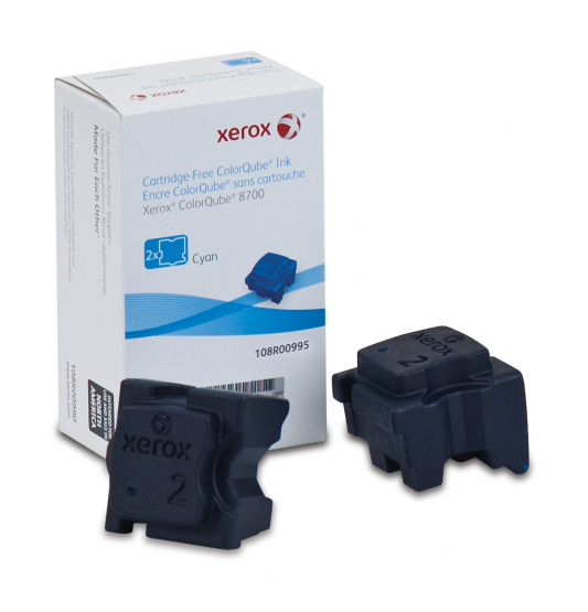 Xerox ColorQube 8700 / 8900 Cyan Ink Cartridge (108R00995) 