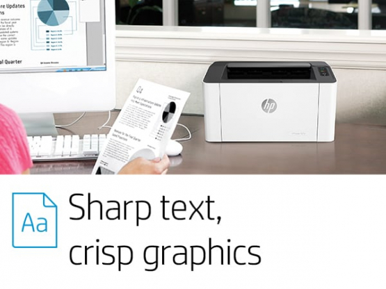 HP 107w Laser Printer (4ZB78A#B19) 