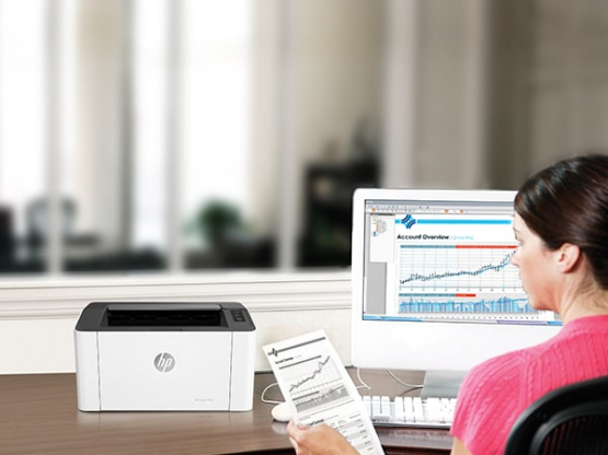 HP 107w Laser Printer (4ZB78A#B19) 