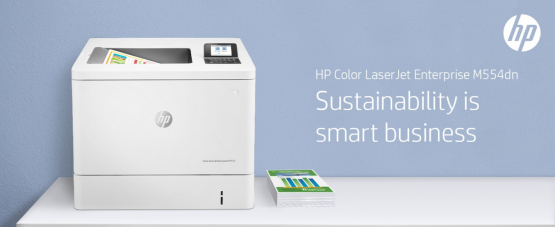 HP Color LaserJet Enterprise M554dn Printer (7ZU81A#B19) 