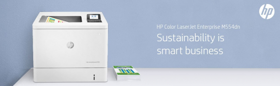 HP Color LaserJet Enterprise M554dn Printer (7ZU81A#B19) 
