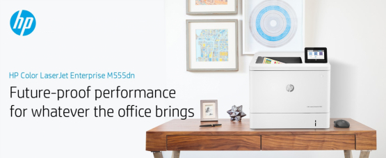 HP Color LaserJet Enterprise M555dn Printer (7ZU78A#B19) 