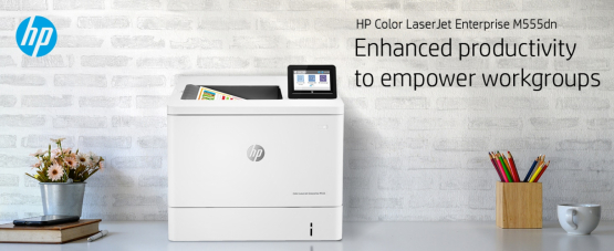 HP Color LaserJet Enterprise M555dn Printer (7ZU78A#B19) 