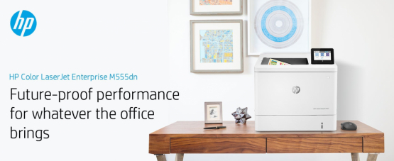 HP Color LaserJet Enterprise M555dn Printer (7ZU78A#B19) 