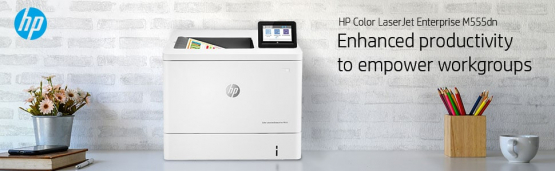 HP Color LaserJet Enterprise M555dn Printer (7ZU78A#B19) 
